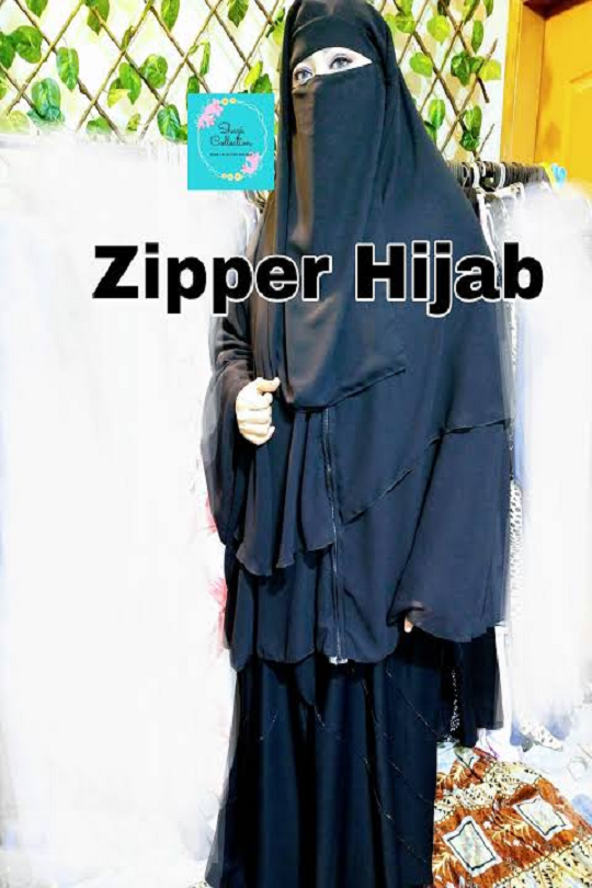 ZIPPER HIJAB