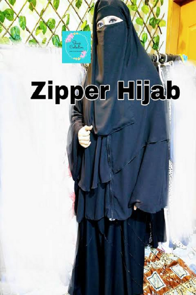 ZIPPER HIJAB