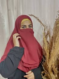 Double Loop Hijab With Niqab